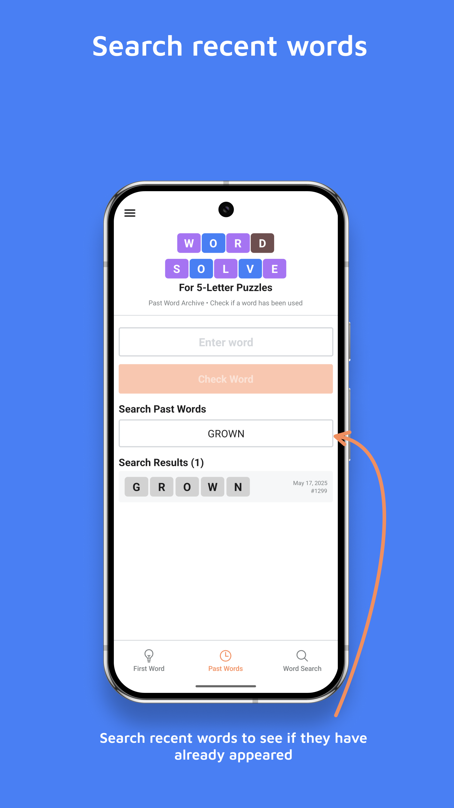 Past Word 2 Screenshot