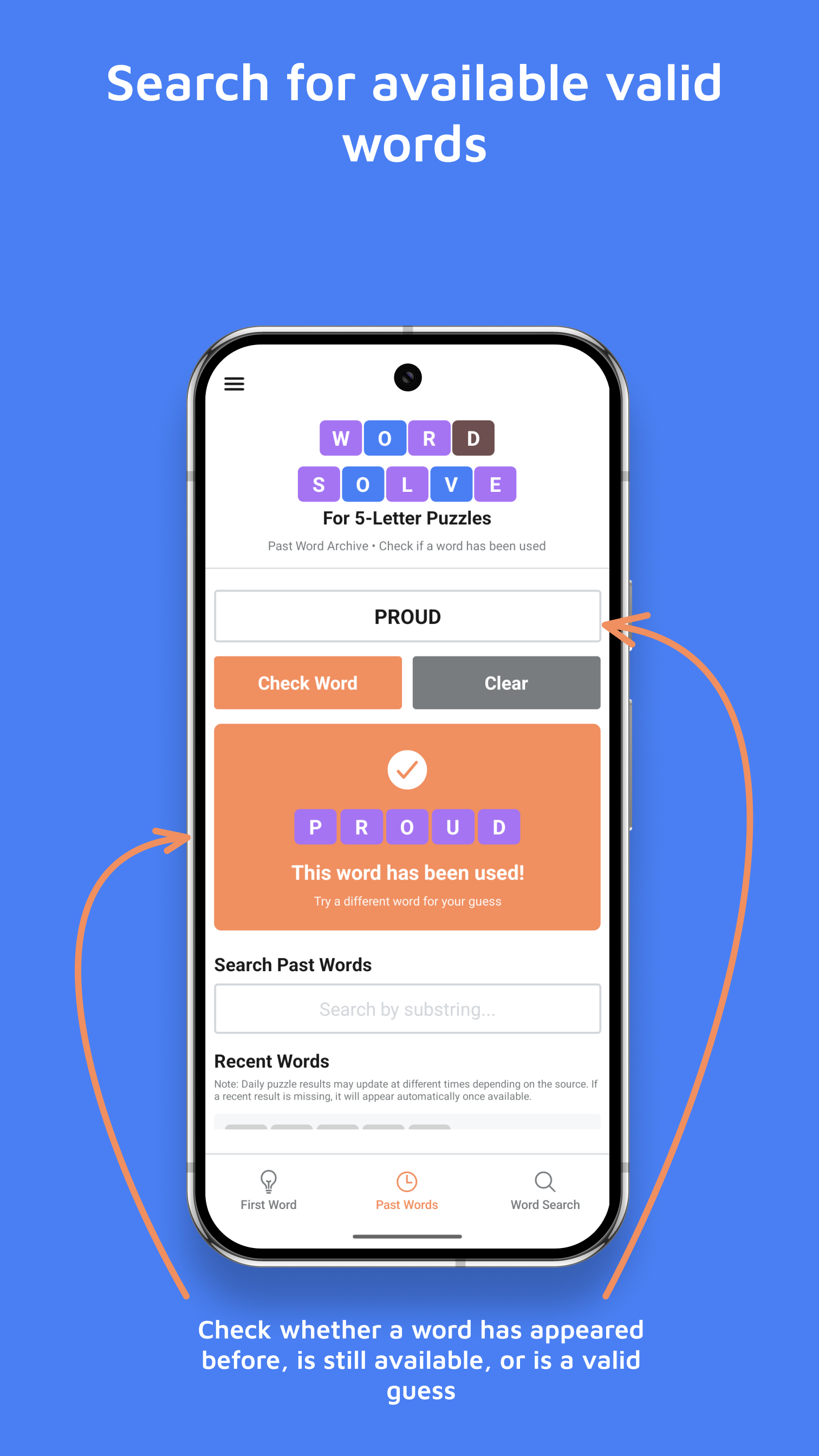 Past Word 3 Screenshot