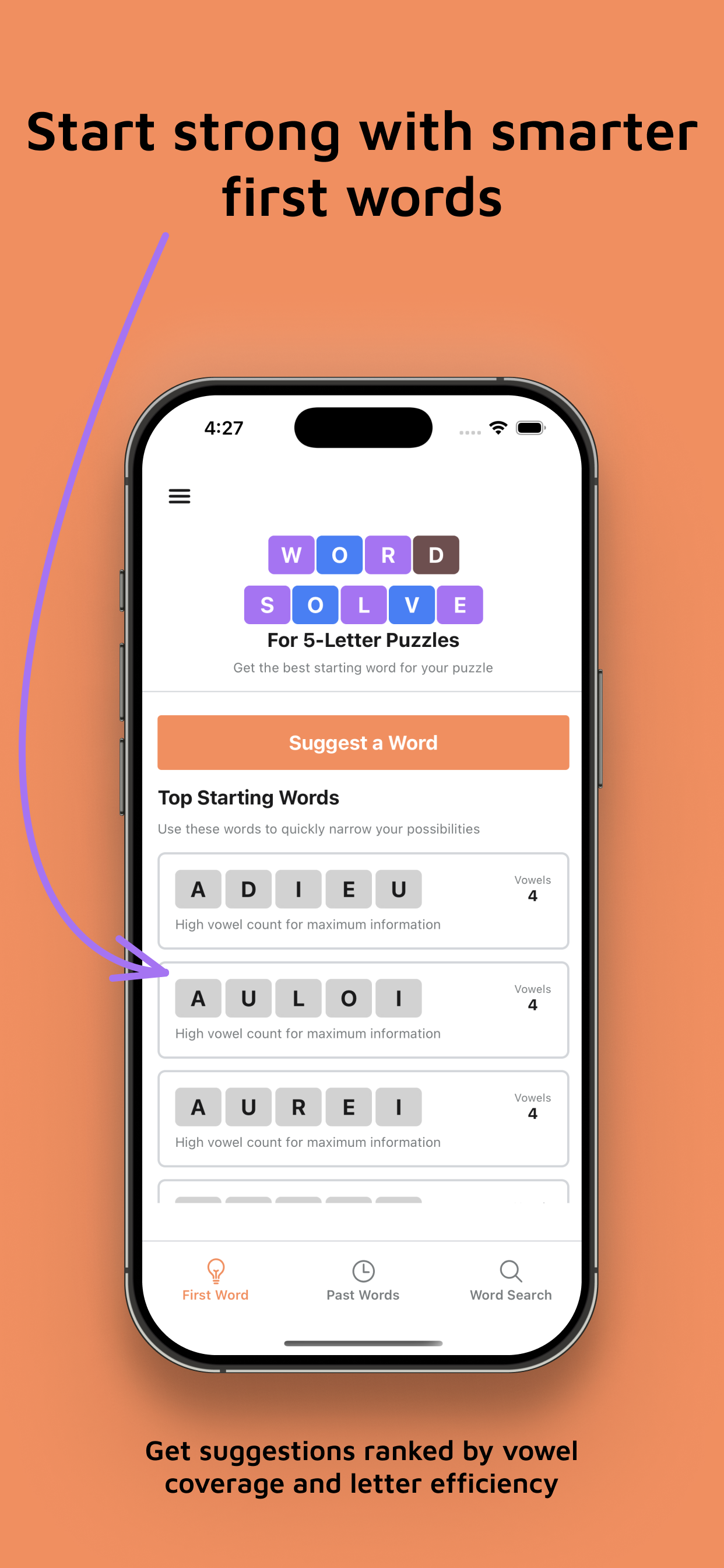 First Word Screenshot