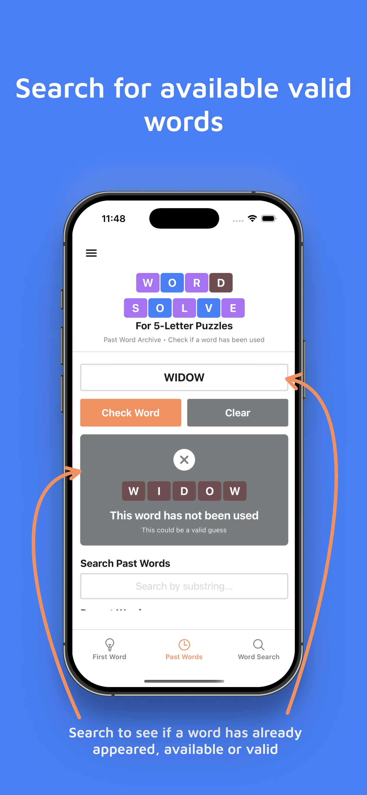 Past Word 3 Screenshot
